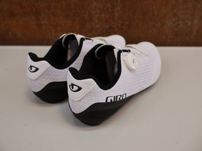 GIRO CADET RENNRADSCHUH / WEISS / GRÖSSE 43 / BOA L6 / CARBON-REINFORCED