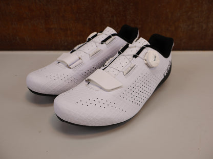 GIRO CADET RENNRADSCHUH / WEISS / GRÖSSE 43 / BOA L6 / CARBON-REINFORCED
