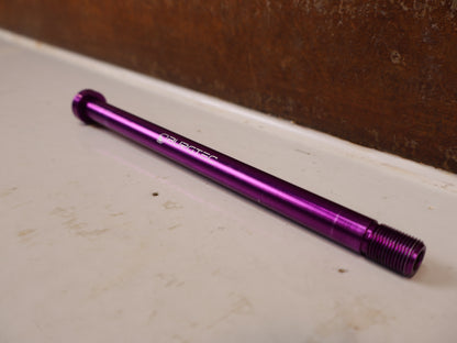 Burgtec Trek Steckachse 184.5mm M12x1.0 Purple Rain 10104