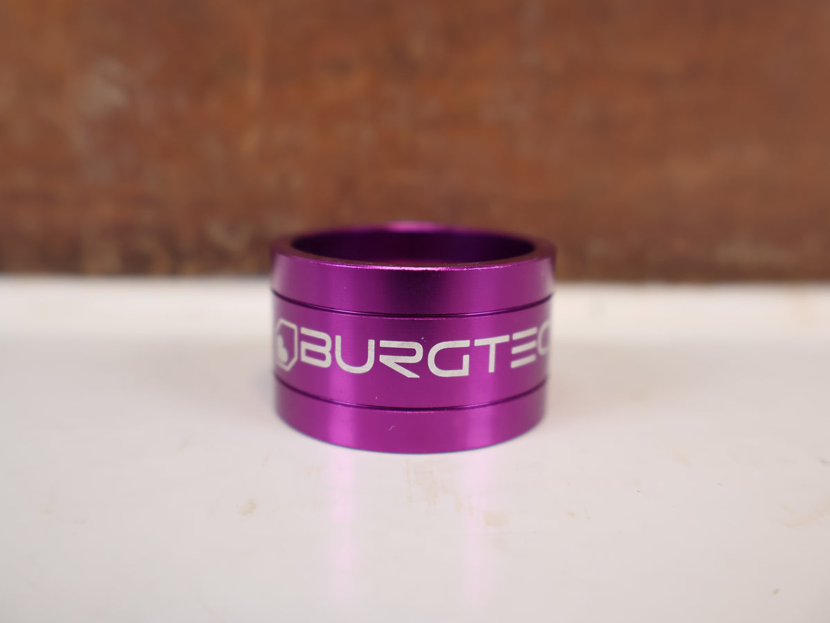 Burgtec Stem Spacer Top Cap Kit Purple Rain 1 1/8 Alu