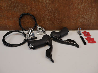 SRAM RED AXS E1 BREMS-SCHALTHEBEL SET + BREMSSÄTTEL / FLAT MOUNT