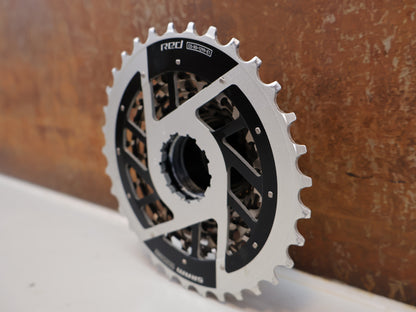SRAM RED XG-1290 E1 KASSETTE / 12-FACH / 10-33T / XDR / SILBER / 206G