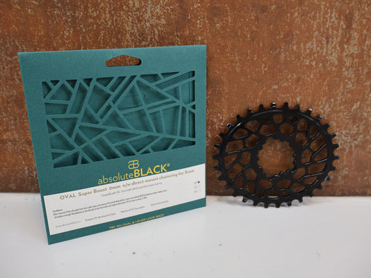 ABSOLUTE BLACK KETTENBLATT OVAL / DIRECT MOUNT / 30 ZÄHNE / SRAM BB30