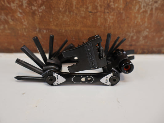 LEZYNE RAP II 25 CO2 MULTITOOL / 25 FUNKTIONEN / SCHWARZ / MINIWERKZEUG