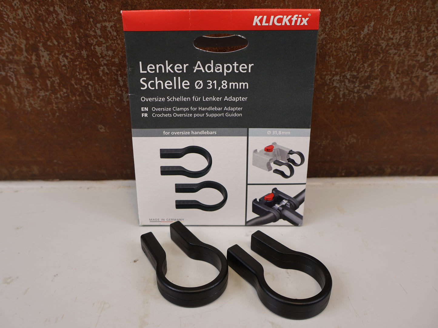 KLICKFIX LENKER ADAPTER SCHELLE 31,8 MM OVERSIZE