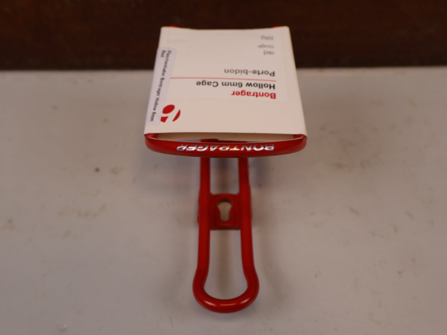 BONTRAGER HOLLOW 6MM FLASCHENHALTER ALU RED ROT