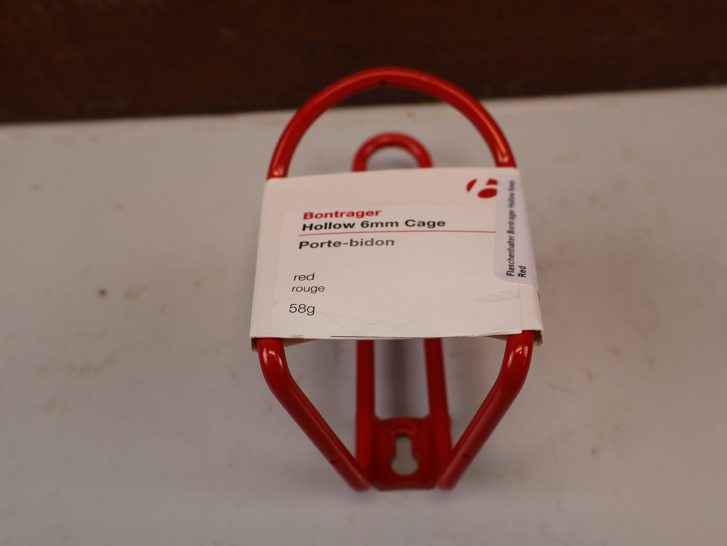 BONTRAGER HOLLOW 6MM FLASCHENHALTER ALU RED ROT