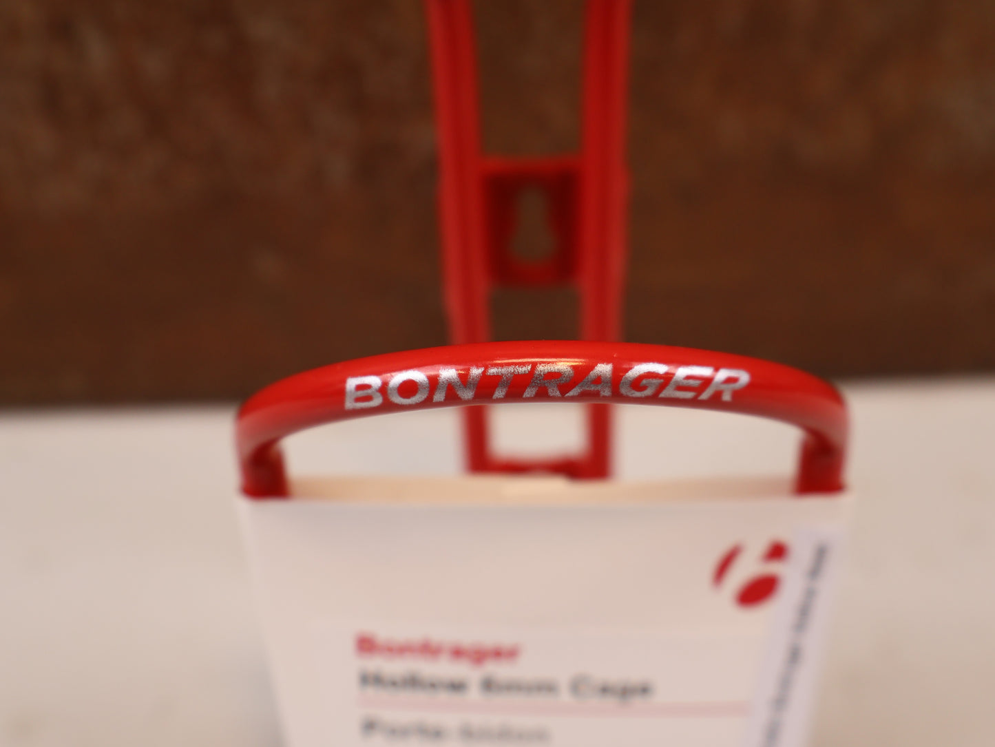BONTRAGER HOLLOW 6MM FLASCHENHALTER ALU RED ROT