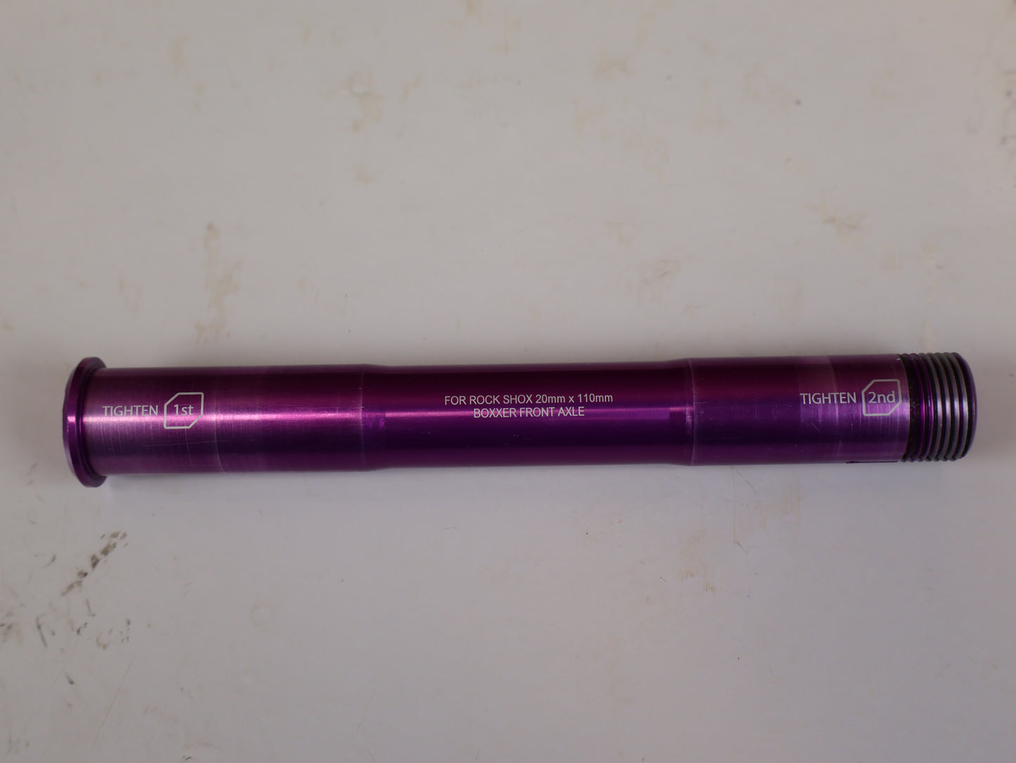 BURGTEC STECKACHSE ROCKSHOX BOXXER 20X110 PURPLE RAIN