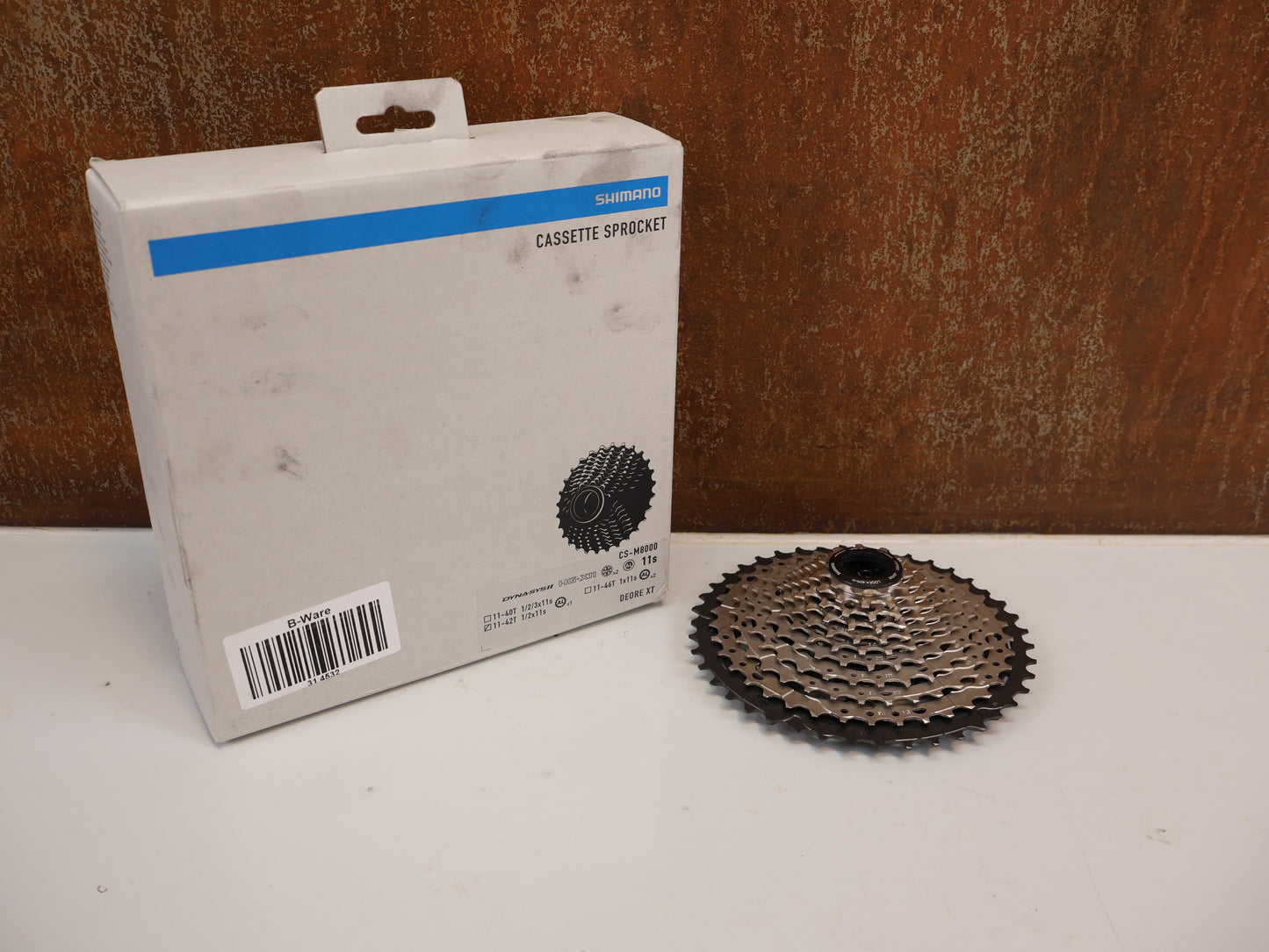 SHIMANO XT KASSETTE CS-M8000 / 11-FACH / 11-42 ZÄHNE / DYNA-SYS11