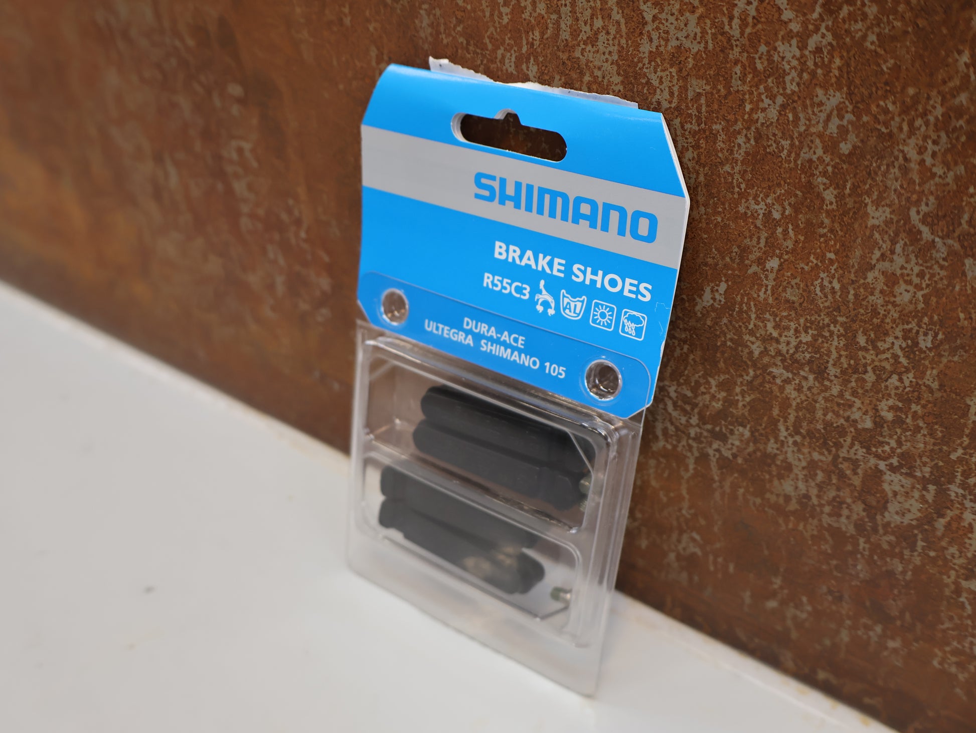 SHIMANO R55C3 BREMSGUMMIS 4ER-SET / DURA-ACE ULTEGRA 105 / ALU –
