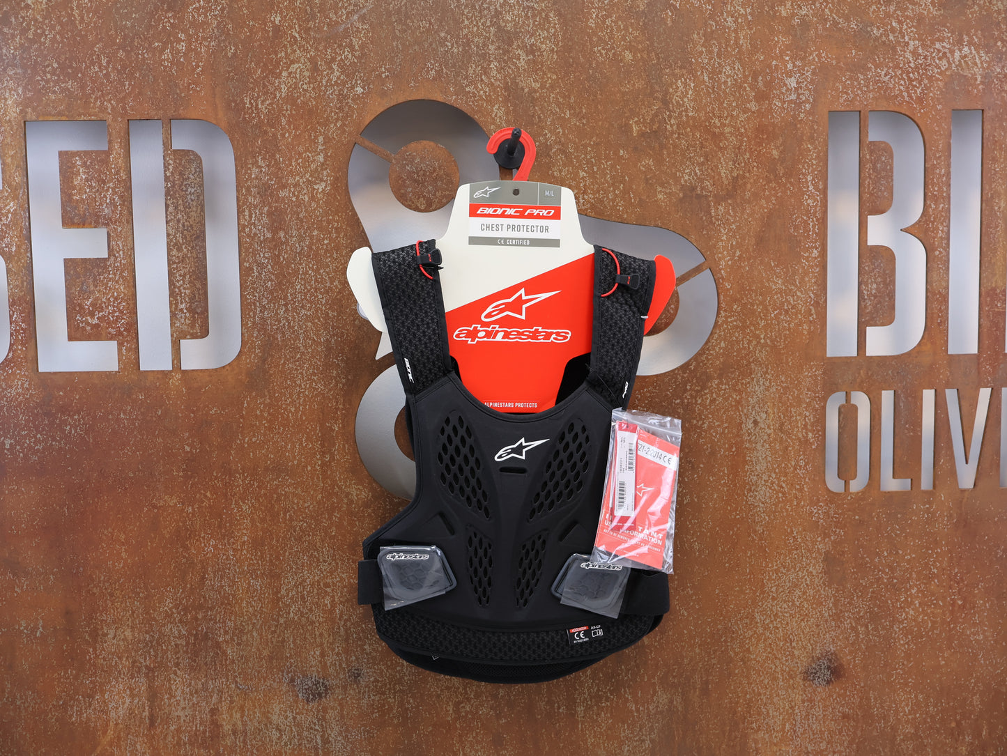 ALPINESTARS BIONIC PRO BRUSTPANZER / GRÖSSE M/L / BLACK-ANTHRACITE