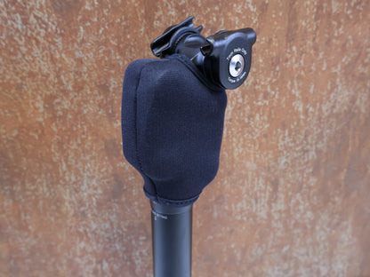SR SUNTOUR NCX SP12 FEDERSATTELSTÜTZE / 30.9 MM / 350 MM / MIT FINGERSCHUTZ / SCHWARZ
