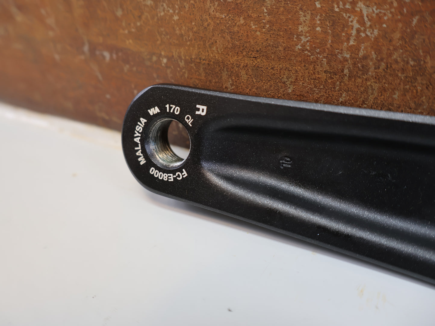 SHIMANO STEPS FC-E8000 KURBELARMSET / 170 MM / E-BIKE / SCHWARZ