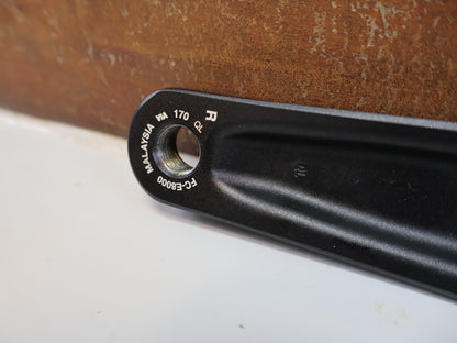 SHIMANO STEPS FC-E8000 KURBELARMSET / 170 MM / E-BIKE / SCHWARZ