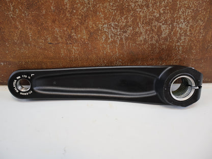 SHIMANO STEPS FC-E8000 KURBELARMSET / 170 MM / E-BIKE / SCHWARZ