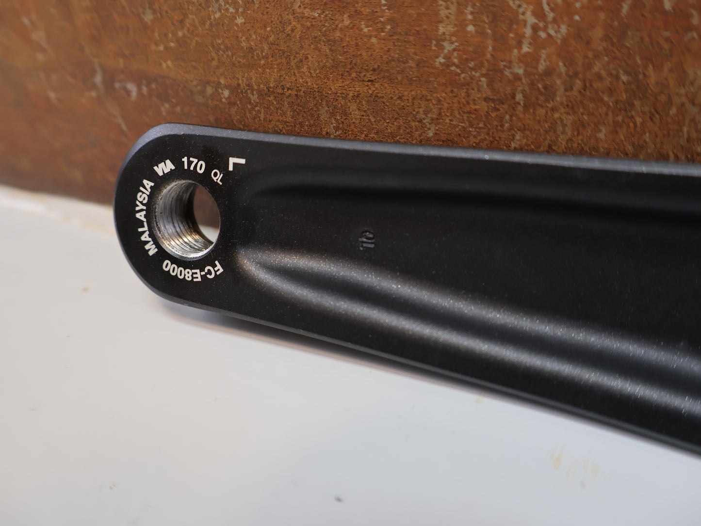 SHIMANO STEPS FC-E8000 KURBELARMSET / 170 MM / E-BIKE / SCHWARZ