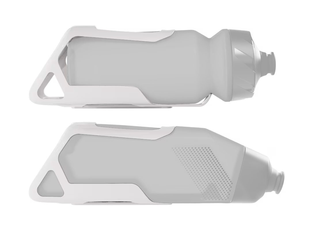 TREK RSL AERO TRINKFLASCHE UND CARBON HALTER  / BLACK GREY /  SET