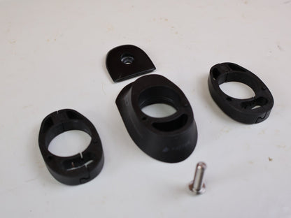 Lenker von Black Ink, Black Inc Integrated Aero Barstem AB02 Cockpit 40x110mm vor USEDBIKES-OB.DE Hintergrund