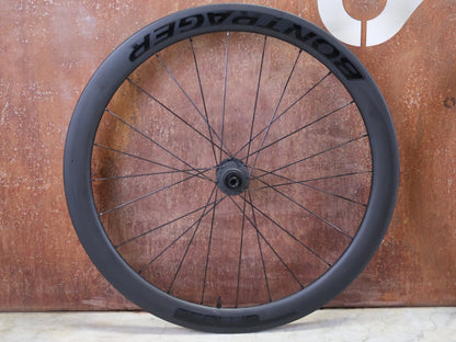 Laufrad/Laufradsatz von Bontrager, BONTRAGER AEOLUS ELITE 50 TLR LAUFRADSATZ DISC vor USEDBIKES - OB.DE Hintergrund