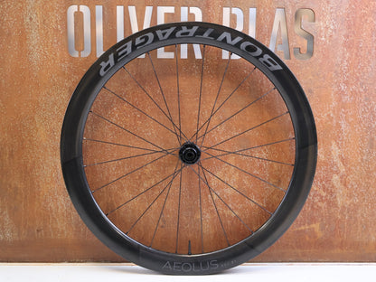 Laufrad/Laufradsatz von Bontrager, Bontrager Aeolus RSL 51 TLR Carbon Laufradsats SRAM XDR vor USEDBIKES-OB.DE Hintergrund