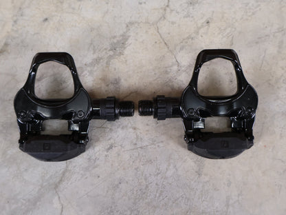 Pedale von Trek, BONTRAGER COMP RENNRADEDAL - SET / KÉO® KOMPATIBEL – EINSEITIGES KLICKPEDAL – 282 G – SCHWARZ vor USEDBIKES - OB.DE Hintergrund