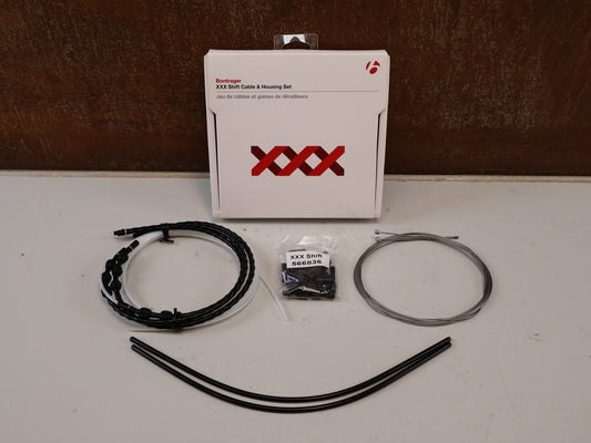 Zubehör von Bontrager, BONTRAGER XXX SCHALTZUG SET / LIGHTWEIGHT ALUMINIUM LINK KIT / SHIMANO SRAM UNIVERSAL vor USEDBIKES-OB.DE Hintergrund