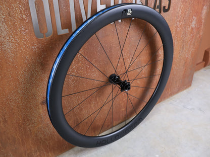 Laufrad/Laufradsatz von Cannondale, CANNONDALE HOLLOWGRAM R - SL 50 / CARBON LAUFRADSATZ / SHIMANO HG / 1600 G vor USEDBIKES - OB.DE Hintergrund