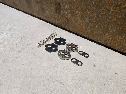 Zubehör von Time, CRANKBROTHERS PEDALPLATTEN STANDART RELEASE KIT 15 / 0 GRAD vor USEDBIKES - OB.DE Hintergrund