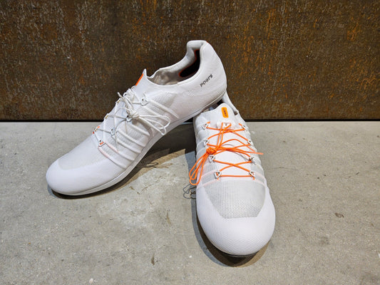 RR - Herrenschuhe von Dmt, DMT POGIS 25 RENNRADSCHUH / WEIß / UNISEX / 48 vor USEDBIKES - OB.DE Hintergrund