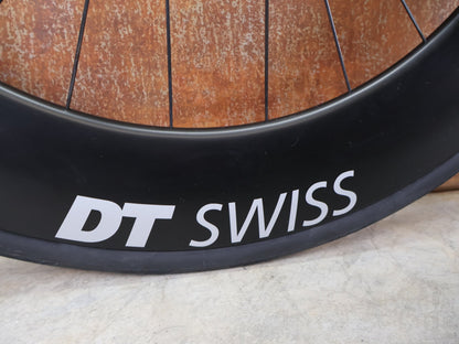 Laufrad/Laufradsatz von Dt Swiss, DT SWISS ARC 1400 DICUT® DB 65 / 80 LAUFRADSATZ – CARBON / DISC / SRAM XDR vor USEDBIKES - OB.DE Hintergrund