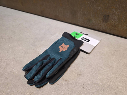 Handschuhe von Fox Racing, FOX RACING X TREK RANGER MOUNTAINBIKE HANDSCHUH / DARK GREEN / HERREN / M vor USEDBIKES - OB.DE Hintergrund
