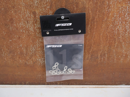 Kette von Fsa, FSA KETTENSCHLOSS 11-FACH CHAIN LINK CONNECTOR 5 PAAR vor USEDBIKES-OB.DE Hintergrund