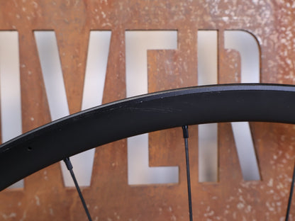Laufrad/Laufradsatz von Hed, HED Emporia GA Pro Gravel Laufradsatz 700c 25mm N3W 1703g vor USEDBIKES-OB.DE Hintergrund