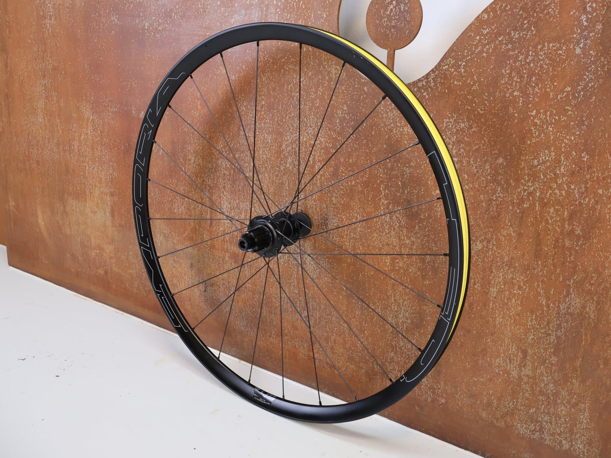 Laufrad/Laufradsatz von Hed, HED Emporia GA Pro Gravel Laufradsatz 700c 25mm N3W 1703g vor USEDBIKES-OB.DE Hintergrund