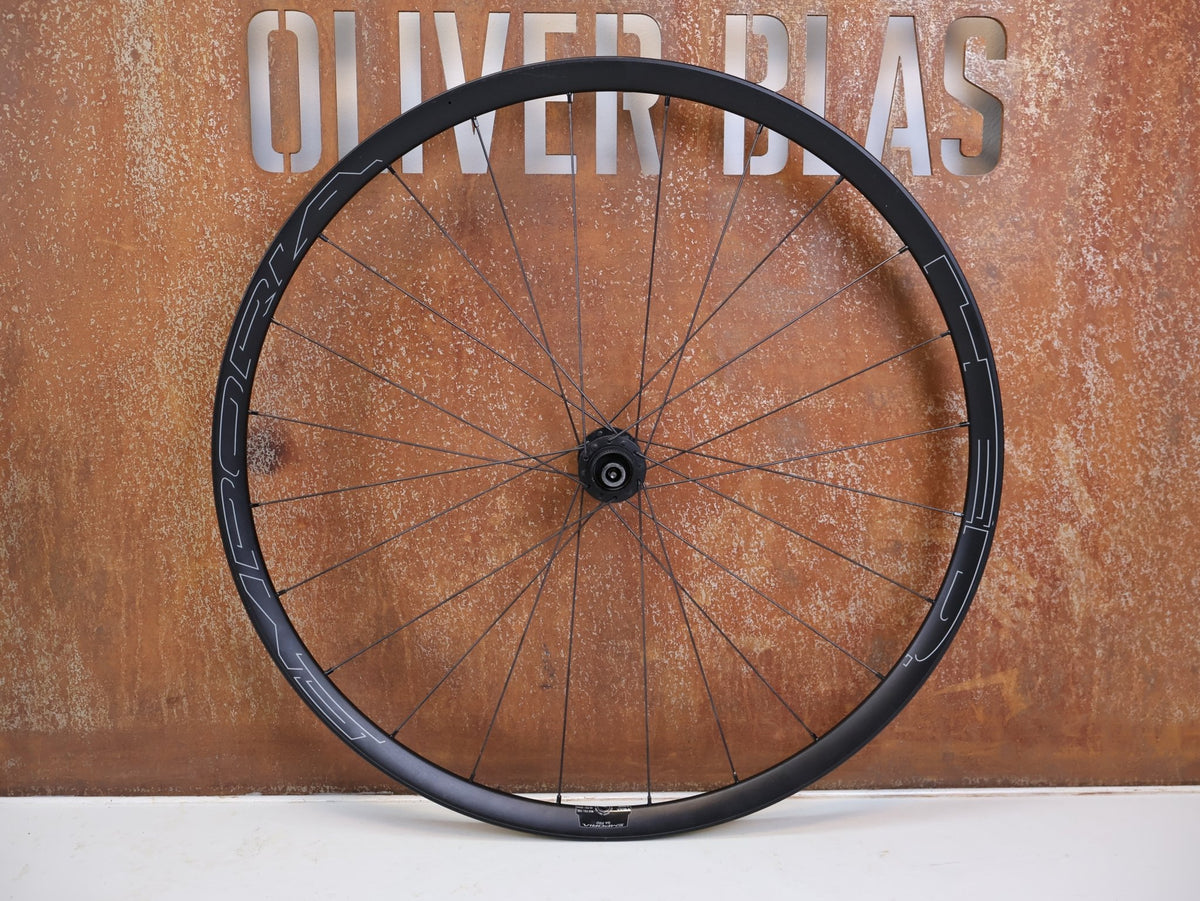 Laufrad/Laufradsatz von Hed, HED Emporia GA Pro Gravel Laufradsatz 700c 25mm N3W 1703g vor USEDBIKES-OB.DE Hintergrund