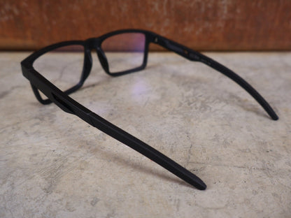 Brillen von Koo, KOO CUBA BRILLE – BLACK MATT / DEMO - GLAS vor USEDBIKES - OB.DE Hintergrund