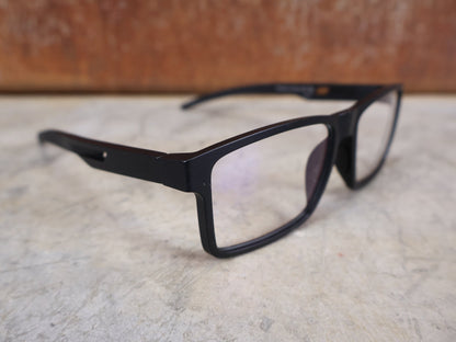 Brillen von Koo, KOO CUBA BRILLE – BLACK MATT / DEMO - GLAS vor USEDBIKES - OB.DE Hintergrund