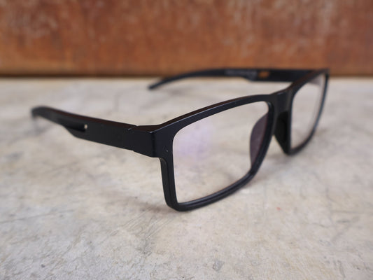 Brillen von Koo, KOO CUBA BRILLE – BLACK MATT / DEMO - GLAS vor USEDBIKES - OB.DE Hintergrund