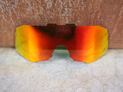 Brillen Zubehör & Ersatzteile von Koo, KOO DEMOS LENS ERSATZGLAS – RED BULL BORA HANSGROHE EDITION – RED MIRROR vor USEDBIKES - OB.DE Hintergrund
