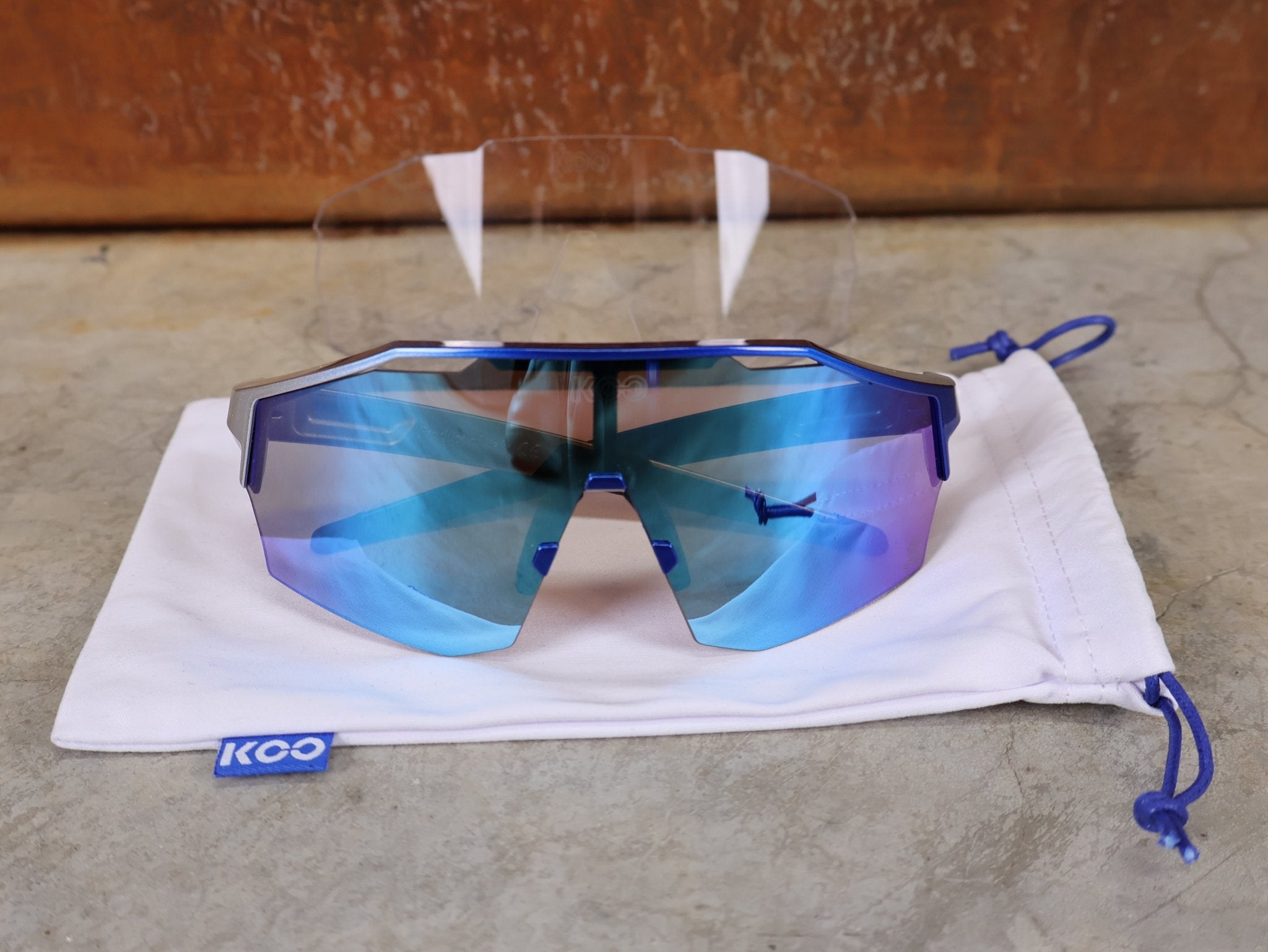 KOO RED BULL - BORA HANSGROHE ALIBI LARGE SUNGLASSES / TURQUOISE