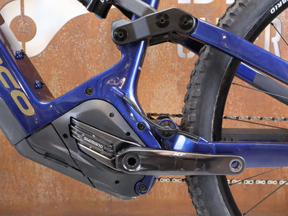 E-Mountainbike von Norco, Norco Sight VLT C1 Shimano EP8 900Wh Fox 36 160mm / XL vor USEDBIKES-OB.DE Hintergrund