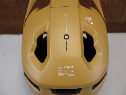 Helme von Poc, POC OTOCON RACE MIPS HELM GR. S 51-54CM CERUSSITE KASHIMA FULLFACE vor USEDBIKES-OB.DE Hintergrund