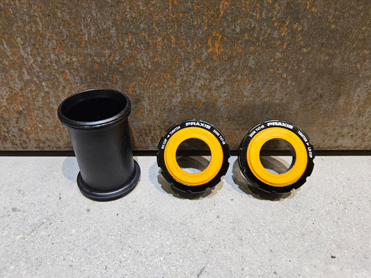 Innenlager von Trek, PRAXIS INNENLAGER SHIMANO INBOARD T47 / 85.5MM vor USEDBIKES - OB.DE Hintergrund