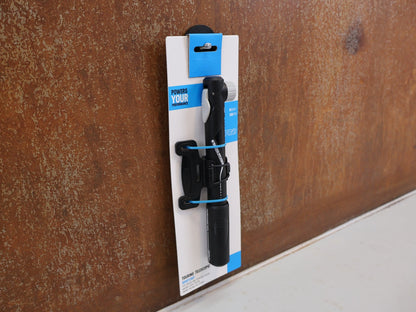 Luftpumpen & Werkzeug von Pro, PRO COMPACT TELESKOP MINIPUMPE 22,5CM 8 BAR SCHWARZ 99G vor USEDBIKES-OB.DE Hintergrund