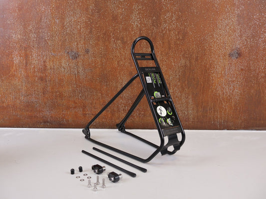 Schutzbleche & Gepäckträger von Racktime, RACKTIME LIGHTIT 700C GEPÄCKTRÄGER / 28 ZOLL / SCHWARZ / SNAPIT - KOMPATIBEL / W559232 vor USEDBIKES - OB.DE Hintergrund