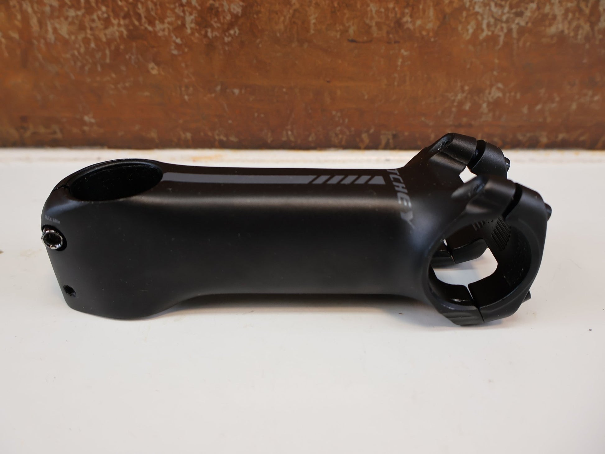 Vorbau von Ritchey, RITCHEY COMP SWITCH / 110 MM / INTEGRATED VORBAU / 31.8 MM / -6 GRAD vor USEDBIKES-OB.DE Hintergrund