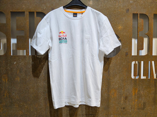 BOSS RED BULL - BORA HANSGROHE TALES T-SHIRT WEIß / HERREN