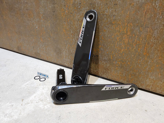 SRAM FORCE AXS E1 KURBELARME DUB 8-BOLT 170MM