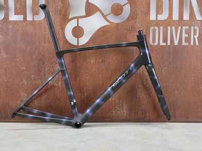 Rennradrahmen von Scott, SCOTT ADDICT RC ULTIMATE RAHMENSET / SUNBEAM BLACK / DISC / 56CM vor USEDBIKES - OB.DE Hintergrund